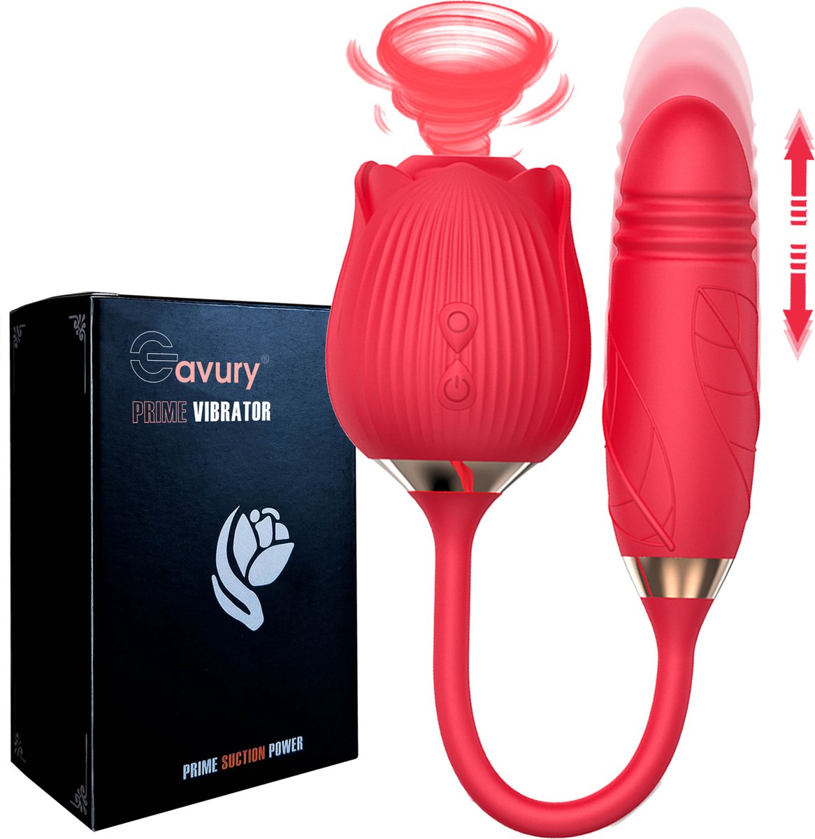 GAVURY ROSE PRIME VIBRATOR afbeelding