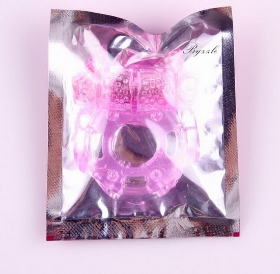 Cockring Vibrant En Silicone Violet - Avec Stimulateur Clitoridien - Neuf