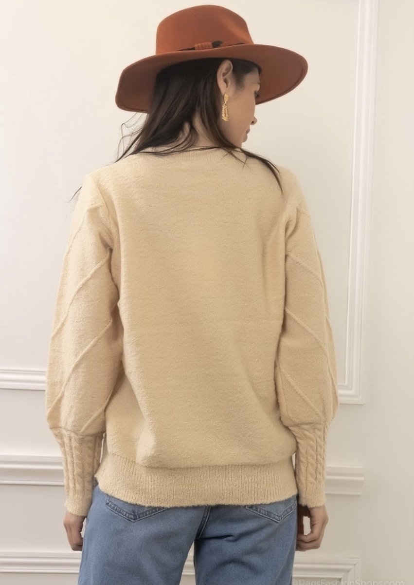 Beige trui, one size — cadeau in Cadeau-ideeën - foto 2