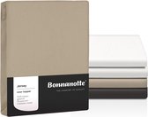 Bonnanotte Topdek Hoeslaken Jersey - Off-White 140x200/210 cm