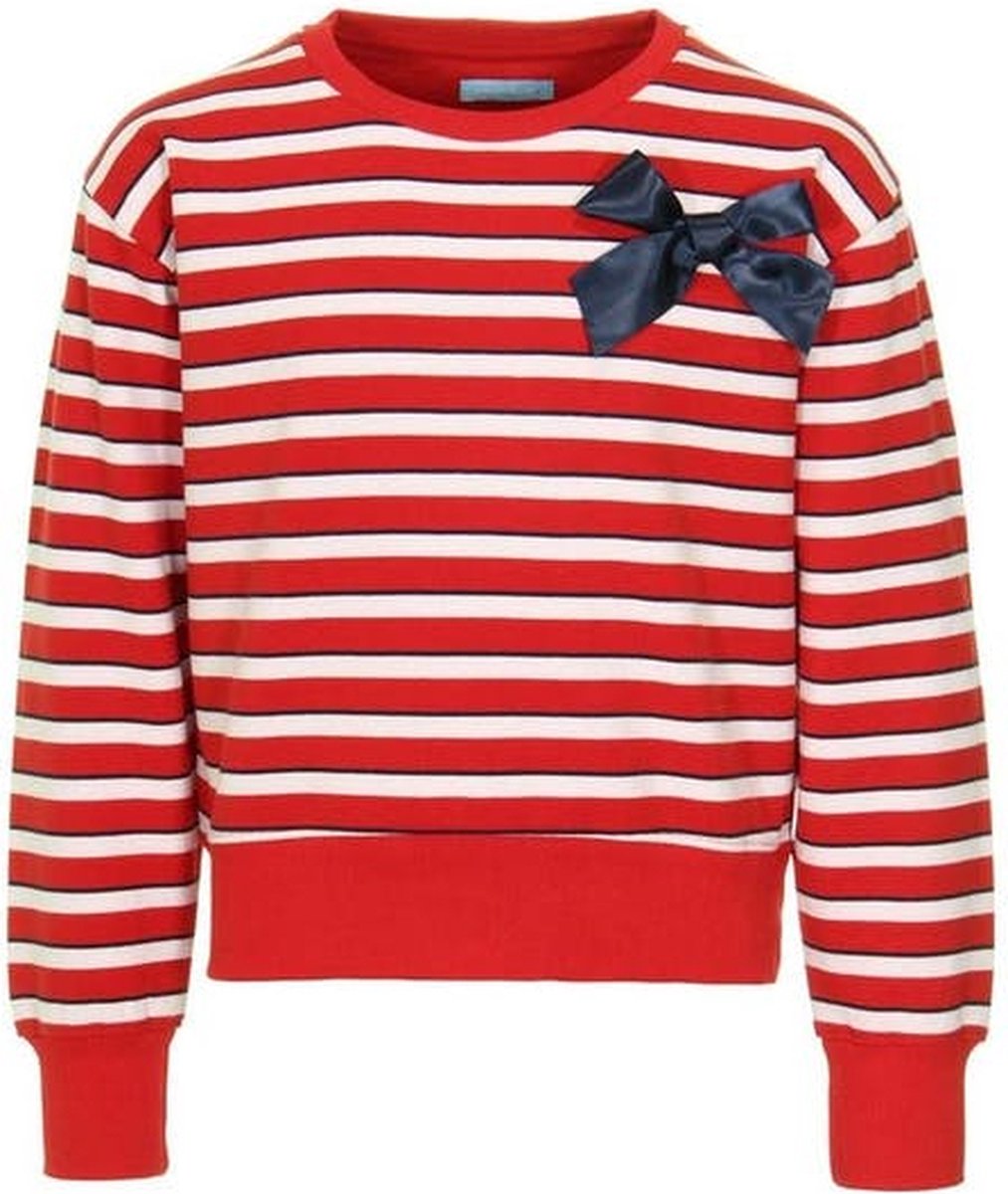 Bobbi Ravioli Sweater Bibi Red Maat 134/140