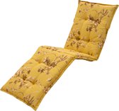 Madison - Coussin de jardin - Coussin lounge - 200 x 60 cm - Rose Yellow - Coussin lounger - Jaune