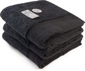 ARTG® Towelzz - DeLuxe - Handdoek - 60 x 110 cm - Zwart - Very Black - set 3 stuks