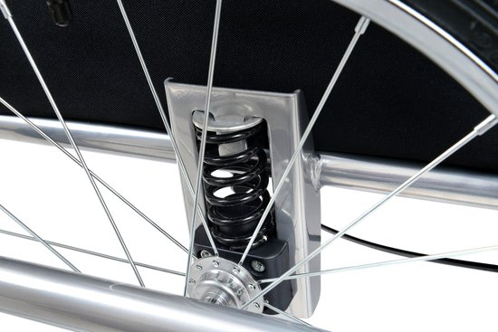Fietskar kind - fietsaanhanger - 2-zits - veerdemping - rood van Homuaxon — afbeelding 4
