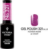 Victoria Vynn – Salon Gelpolish 321 Fuchsia Mizar (flash glitters paars roze) - reflecterende gel polish - gellak - reflect - reflectie - glitter - nagels - nagelverzorging - nagelstyliste - uv / led - callance