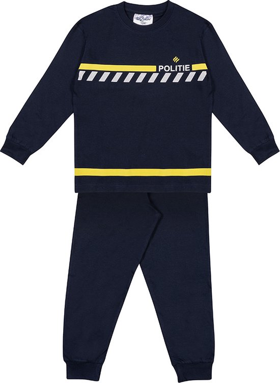 Fun2wear Politie Uniform Pyjama - Dark Navy - Maat 128