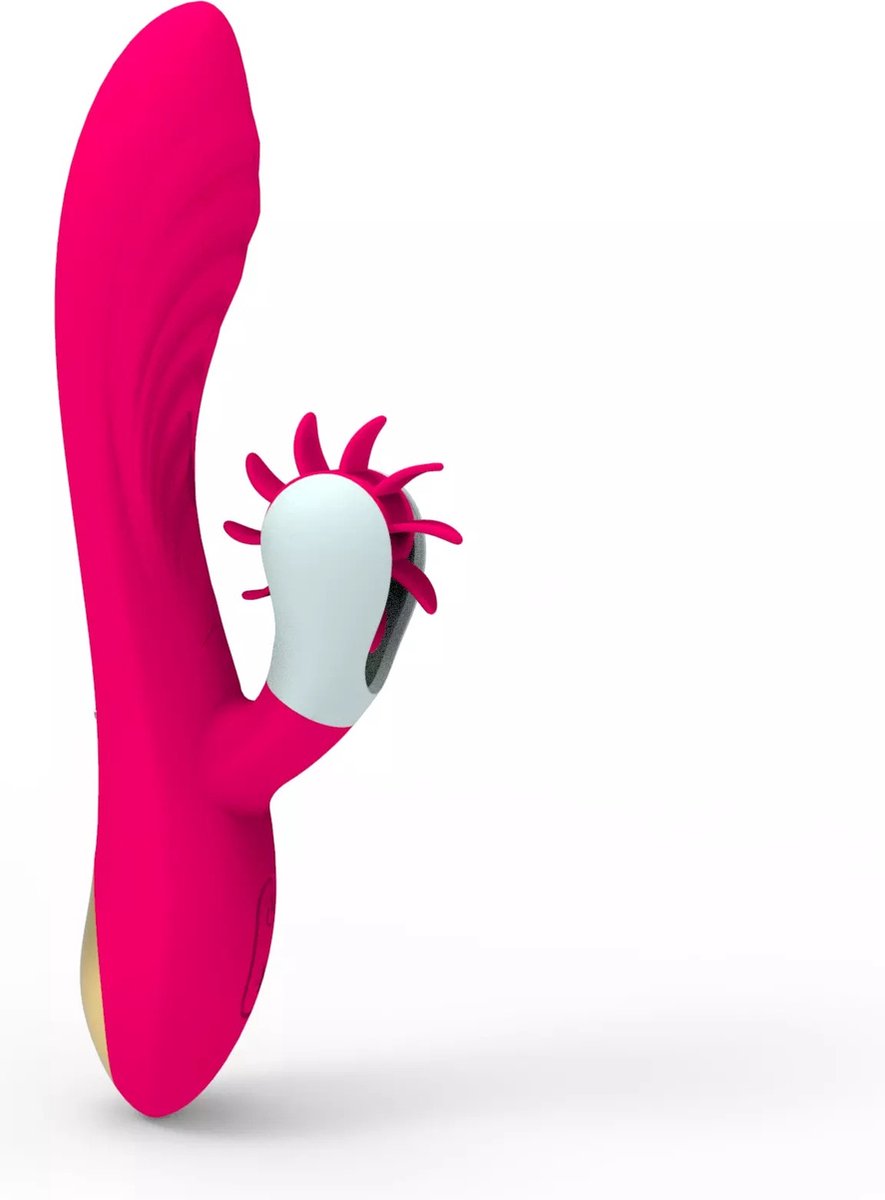Miyoni® Tarzan Vibrator - Dildo Voor Vrouwen & Koppels – Clitoris Stimulator – Seks Toys Femme – Roze - Met Gratis Opbergzakje