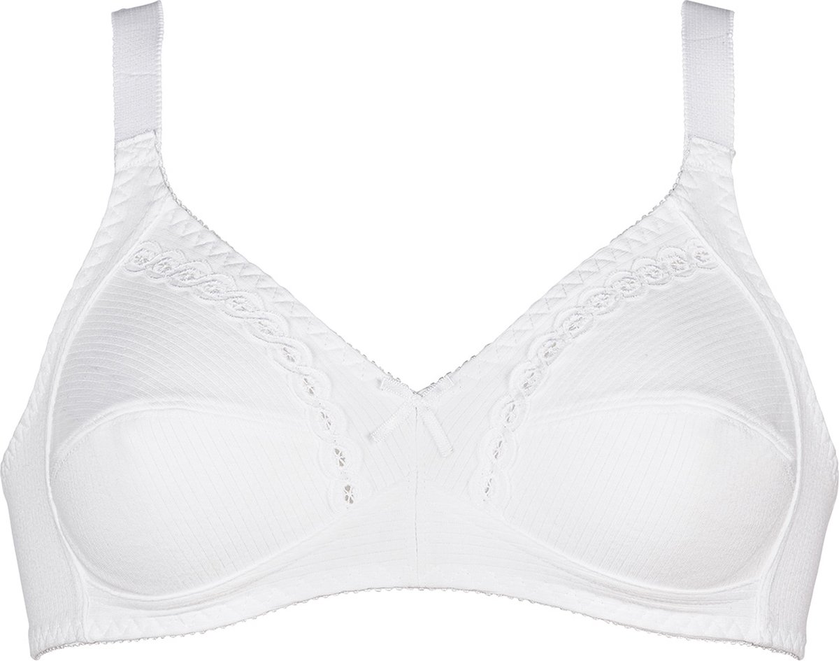 Naturana 100% katoenen soft BH zonder beugels maat 90B wit