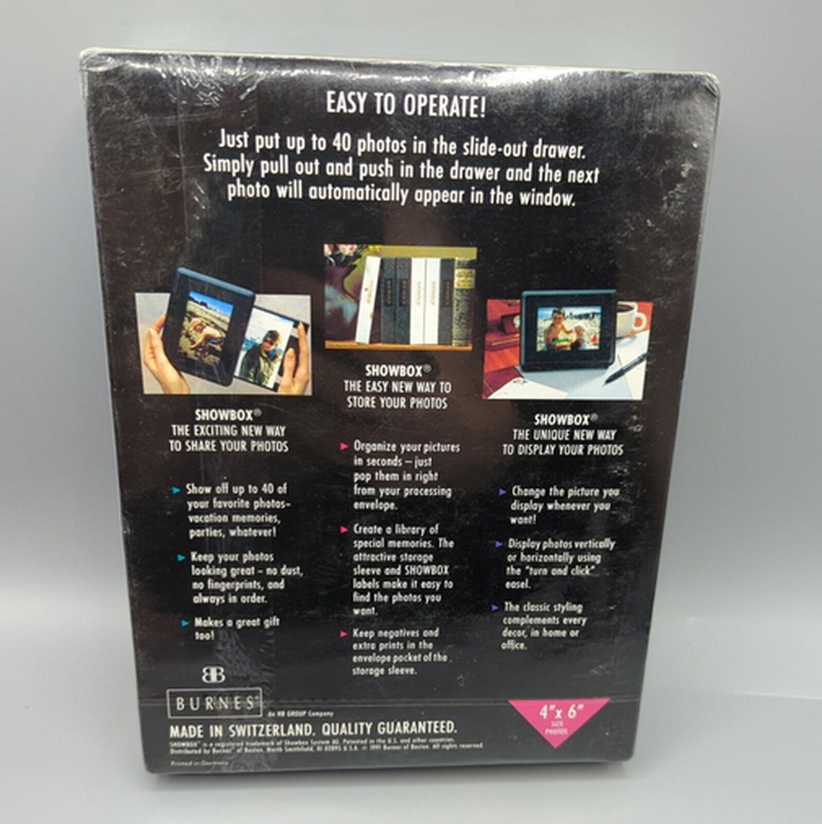 Showbox photo viewer zwart