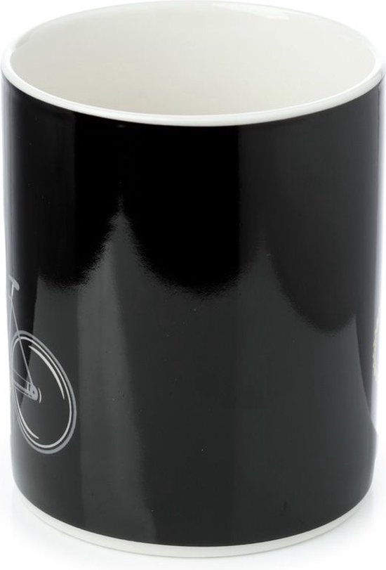 Koffiemokken - Pyramid International - Zwarte - Bedrukt - Glazen Koffiemokken - Pyramid International - Zwarte - Bedrukt - Glazen