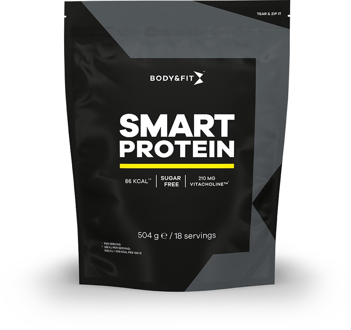 Goedkoopste Body & Fit Smart Protein - Banaan - Eiwitpoeder / Eiwitshake - 18 shakes (500 gram