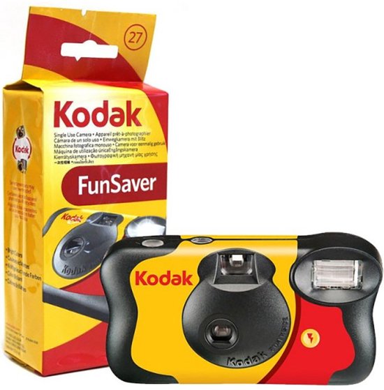 Kodak - Wegwerpcamera met flitser - 27+12 foto's | bol.com