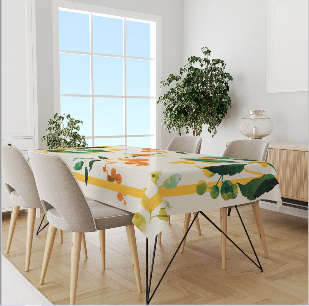 Cupla Zenuzi Home Tablecloth Easycare 150x260 cm
