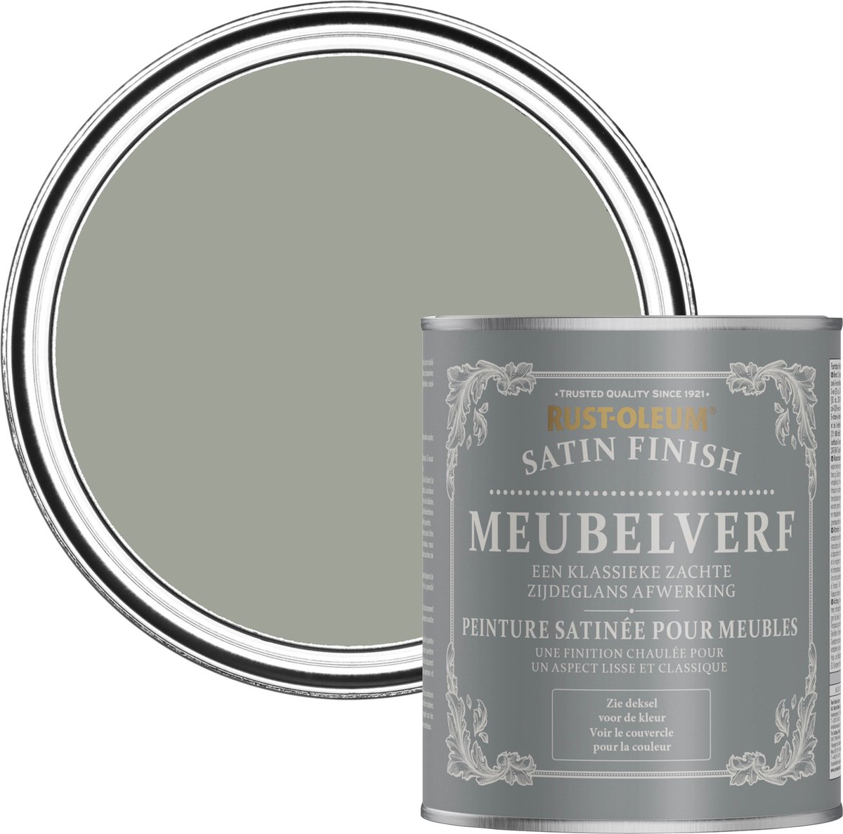 Rust-Oleum Lichtgroen Meubelverf Zijdeglans - Theeblad 750ml