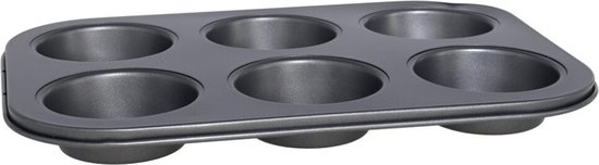 Gerim - Moule à muffins/cupcakes/moule pour 6x pièces 26 x 19 cm