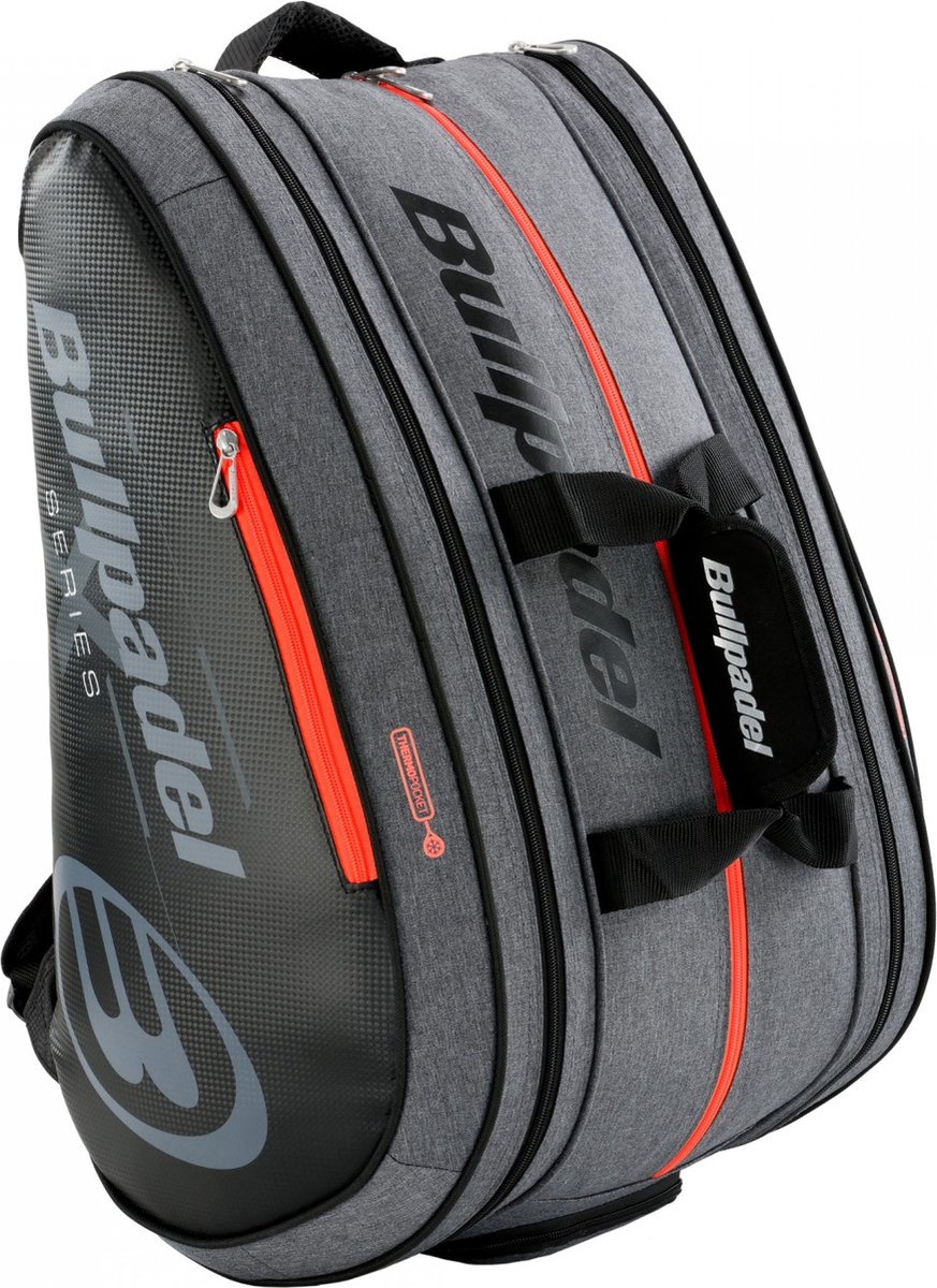 Bullpadel - Avant S 3 - Padeltas racketbag - Antraciet Carbon thumbnail 5