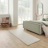 Carpet Studio Santa Fe Runner Carpet 57x150cm - Tapis Poils Ras - Tapis Salon et Tapis Chambre - Tapis Crème