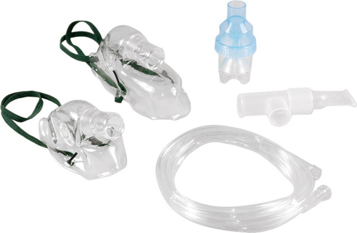 Promedix PR-850- inhalatormasker en accessoireset Compatibel met modellen: PR-800, Omnibus CN116, CN118 en CN001