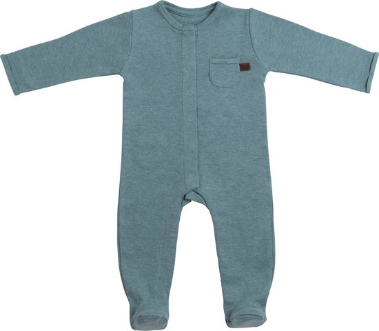 Baby's Only Boxpakje met voetjes Melange - Stonegreen - 50 - 100% ecologisch katoen - GOTS
