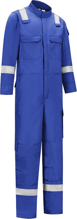 Dapro Roughneck Multinorm Overall - Maat 60 - Korenblauw - Vlamvertragend , antistatisch , vlamboog en lasnorm