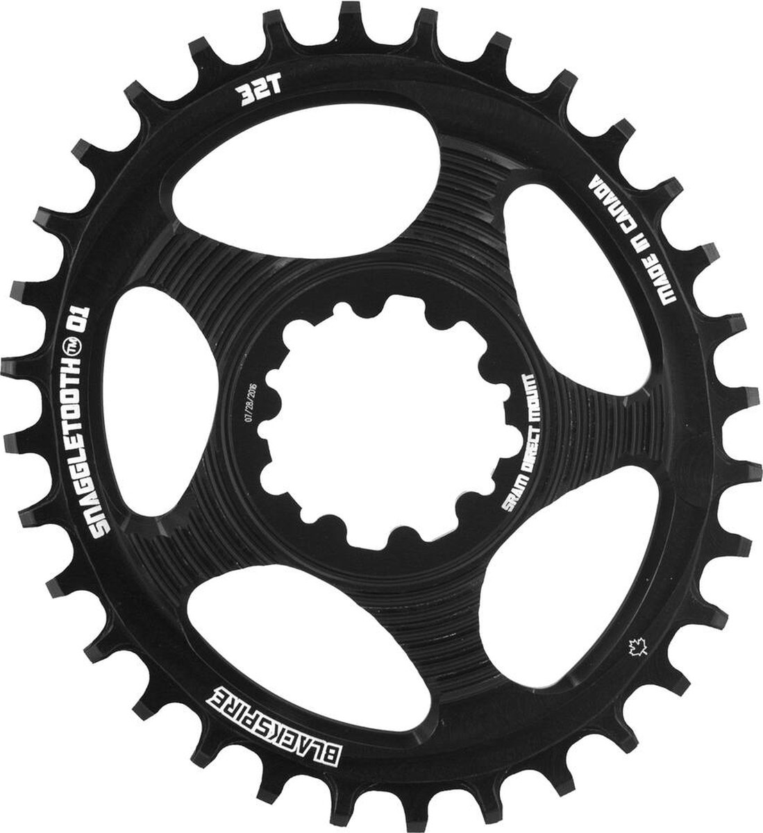 Snaggletooth oval sram spline 32 6mm offset