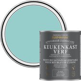 Rust-Oleum Blauw Keukenkastverf Zijdeglans - Groenblauw 750ml