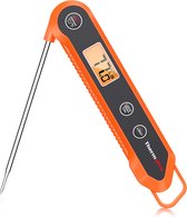 Thermo Pro digitale vleesthermometer TP-03H voor keuken en BBQ – Inklapbaar – Waterdicht - Kernthermometer – Suikerthermometer – Kookthermometer – Voedselthermometer