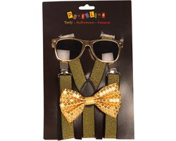 Partyset Gouden accessoires 3-delig
