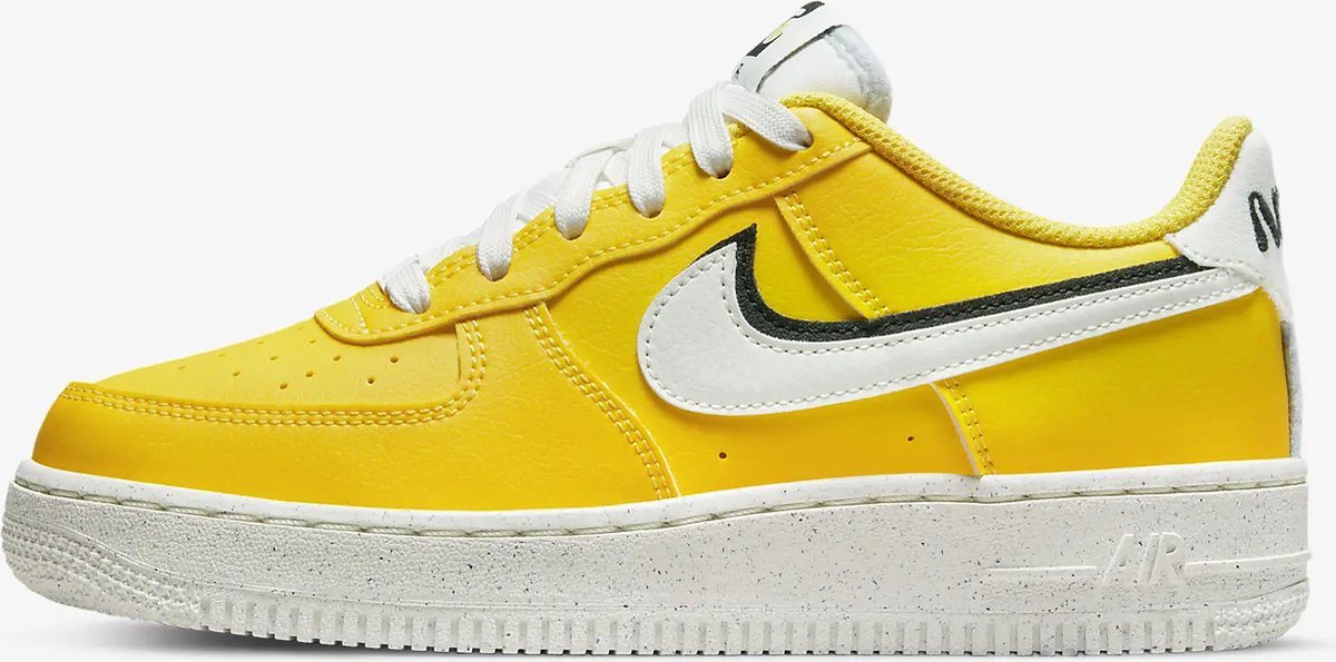 NIKE AIR FORCE 1 LV8 Maat 39 Kinder Sneakers Geel Wit bol
