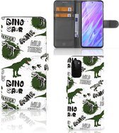 Telefoonhoesje met Pasjes geschikt voor Samsung Galaxy S20 Dinosaurus