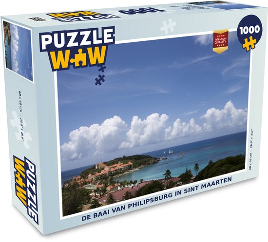 Puzzel De baai van Philipsburg in Sint Maarten - Legpuzzel - Puzzel 1000  stukjes... | bol.com