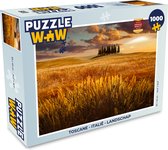 Puzzel Toscane - Italië - Landschap - Legpuzzel - Puzzel 1000 stukjes volwassenen