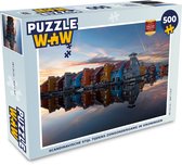 Puzzel Groningen - Reitdiep - Water - Huis - Legpuzzel - Puzzel 500 stukjes