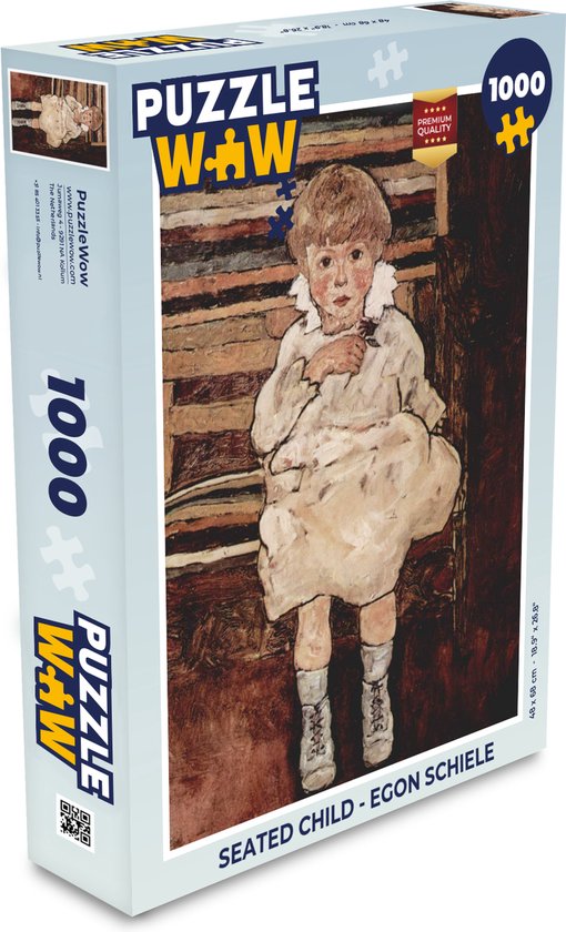 Puzzle Enfant assis - Egon Schiele - Puzzle - Puzzle 1000 pièces adultes