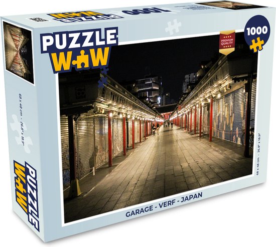 Puzzle Garage - Peinture - Japon - Puzzle - Puzzle 1000 Pièces Adultes |  bol.com