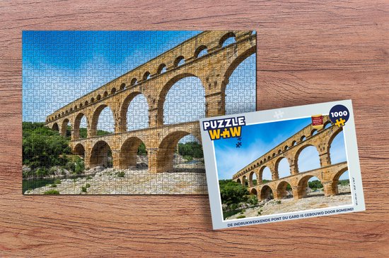 partij Onenigheid isolatie Puzzel De indrukwekkende Pont du Gard is gebouwd door Romeinen - Legpuzzel  - Puzzel... | bol.com