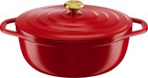 Tefal Air E2548904 casserole à sauce 5,7 L Ovale Rouge