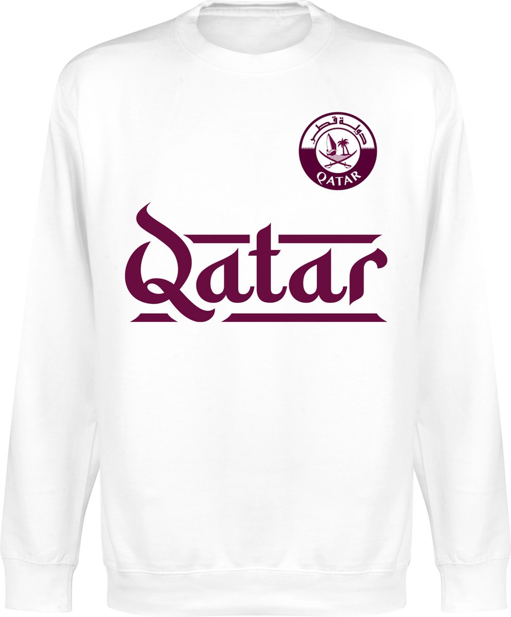 Qatar Team Sweater - Wit - L