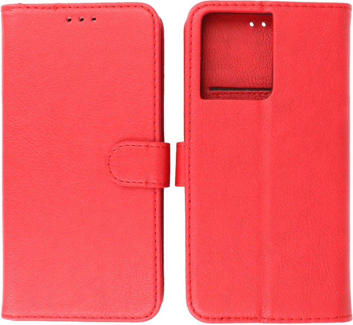 Oppo Reno 8 Hoesje Book Case Portemonnee Telefoonhoesje - Rood