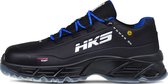 HKS CPO 10 S3 werkschoenen - veiligheidsschoenen - safety shoes - heren laag - antislip - ESD - lichtgewicht - Vegan - zwart - maat 43