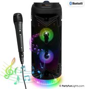 PartyFunLights - Bluetooth Karaoke Set - met microfoon - lichteffecten - incl. microfoon