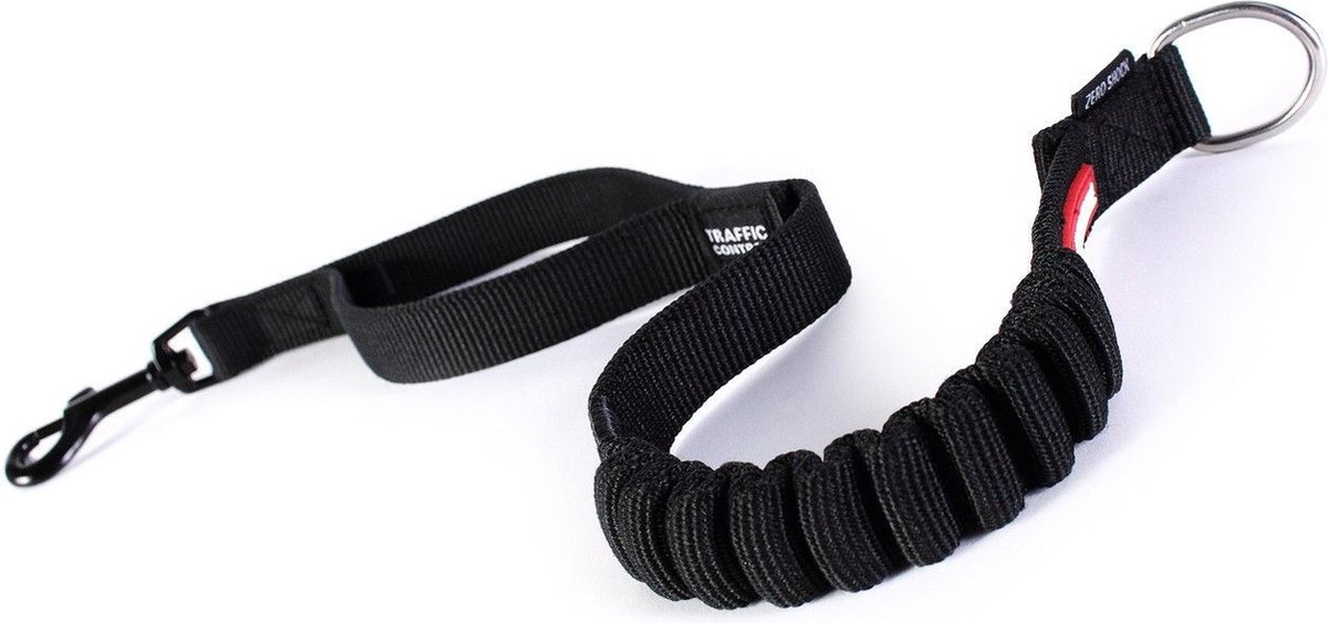 EzyDog Zero Shock Verlengstuk Hondenriem - Looplijn voor Hond - 61cm - Zwart