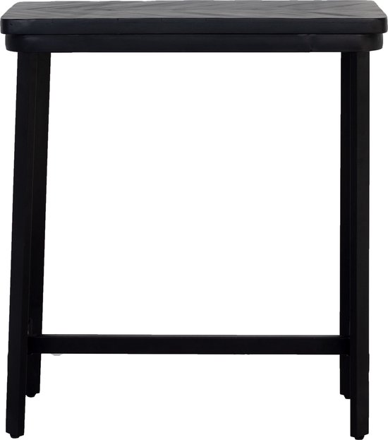 vidaXL - Bartafel - Zwart - MDF | Leen Bakker