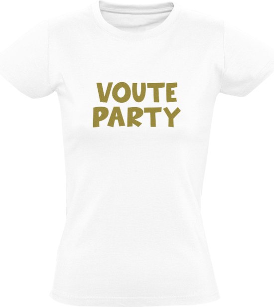 zoete smaak betekenis Vervolgen Voute Party Dames T-shirt | Foute Party | Feest | Fuif | Feestje | Kleding  | Shirt | bol.com