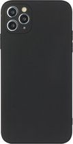 Rechte rand effen kleur TPU schokbestendig hoesje voor iPhone 11 Pro Max (zwart)