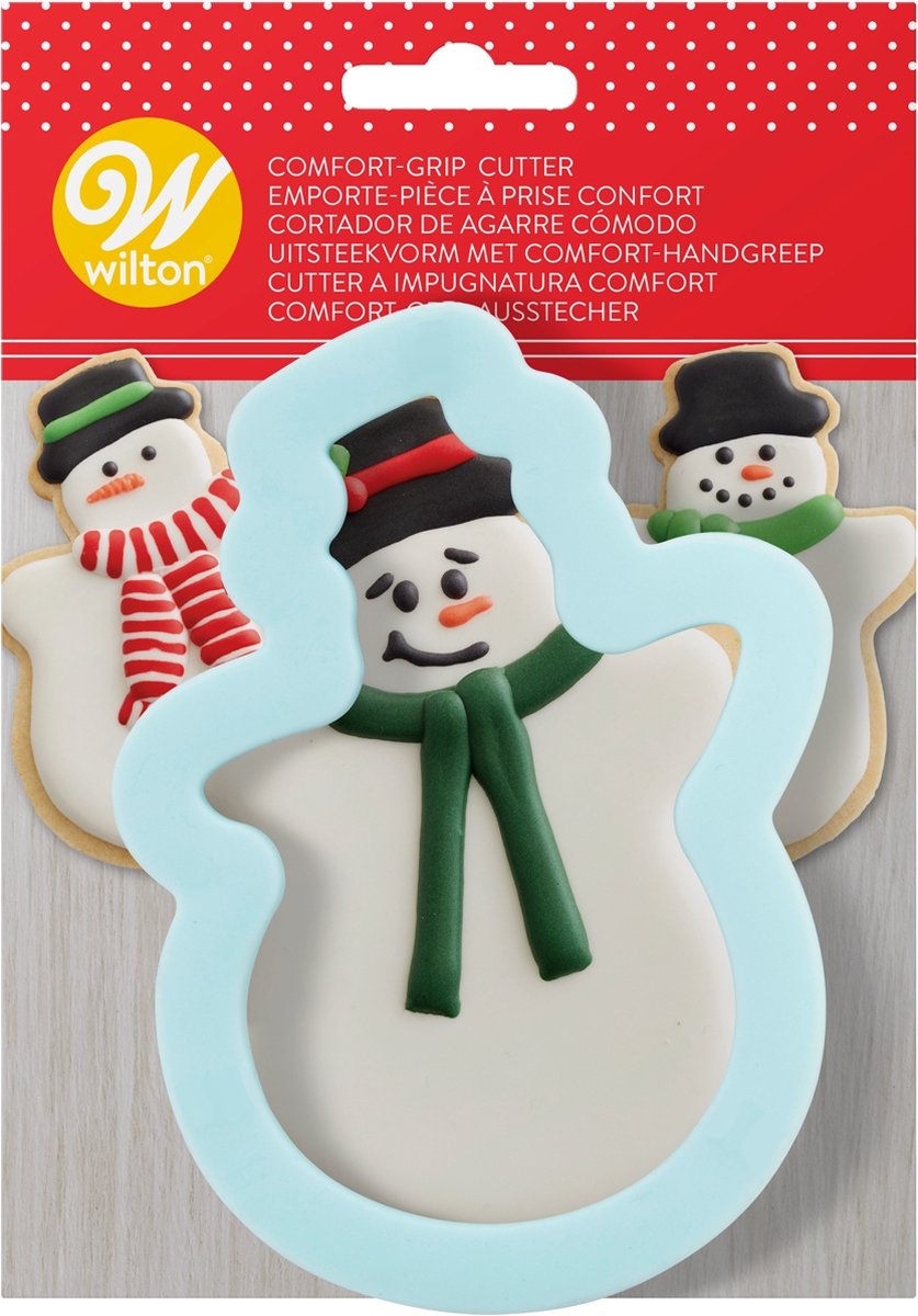 Wilton Uitsteekvorm - Koekvormpjes - Kerstmis - Sneeuwpop