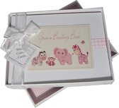 Witte Cotton Cards Fotoalbum (Pink Gingham)