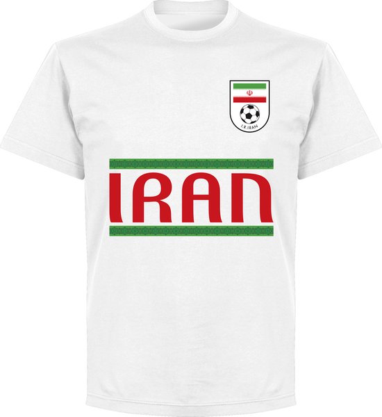 Iran Team T-Shirt - Wit - Kinderen - 128