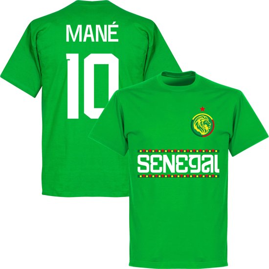 Senegal Star Mané 10 Team T-Shirt - Groen - XL