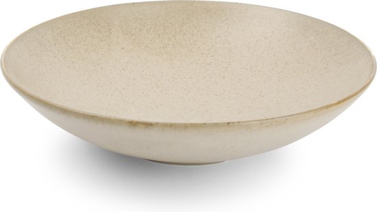 BonBistro Diep bord 21xH5cm beige Cirro (Set van 6)